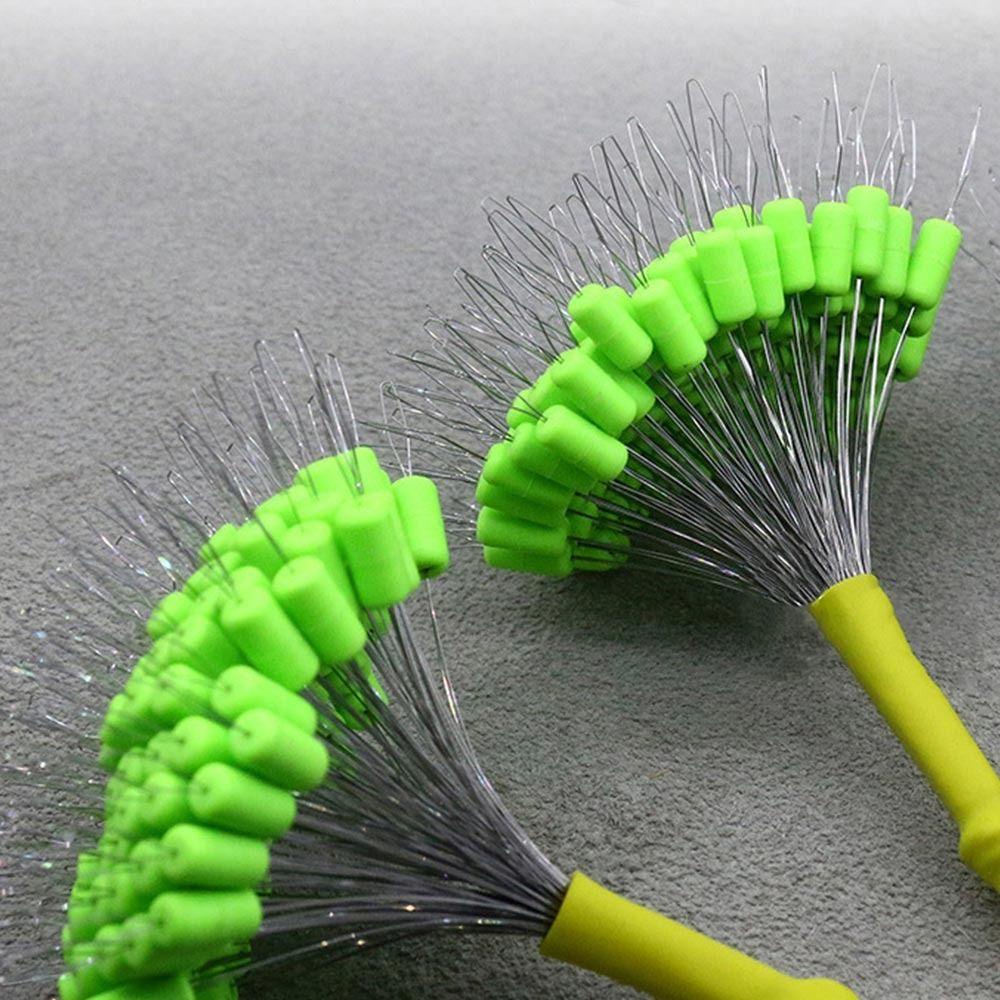 FANIELLAPOWELL 200 Chiếc Đậu Cao Su, Dòng Giải Quyết Phụ Kiện Câu Cá Xanh Bobber Chặn, Phao Mềm Cung Cấp Câu Cá Không Gian Đậu Hồ Sông Biển