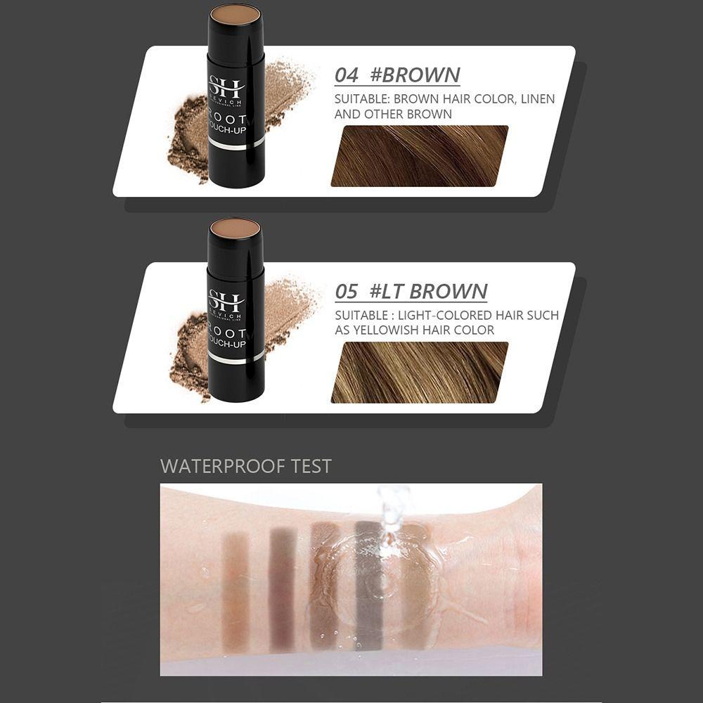 STARYSWAY Bột làm đầy tóc Che khuyết điểm Làm đầy trán Hairline Root Touch Ups Bột trang điểm Hairline Fluffy Hair Coverage