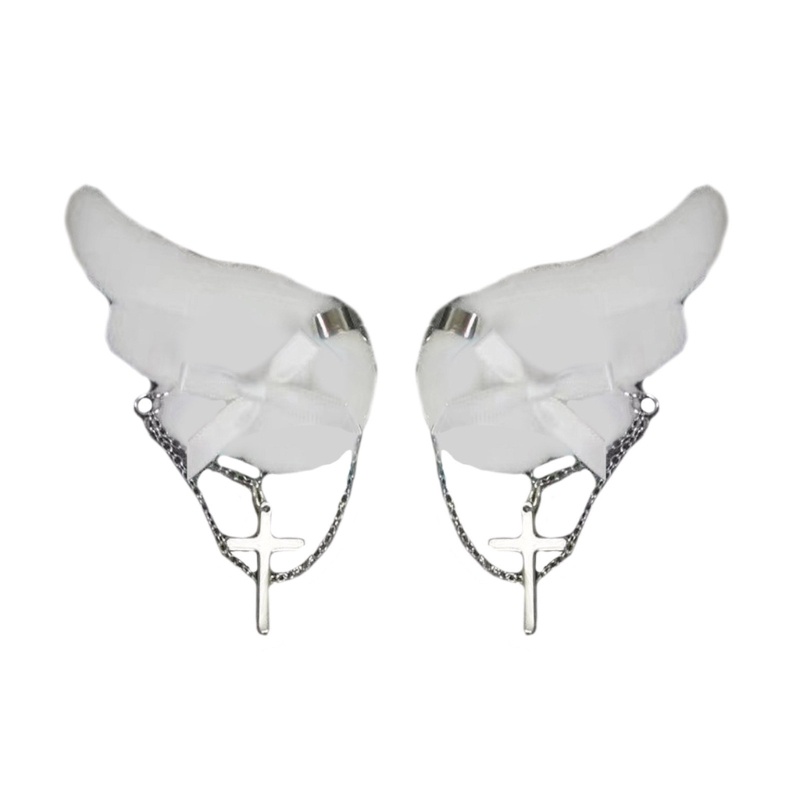 COO Nơ Cánh Kẹp Cross Pendant Cho Bé Gái