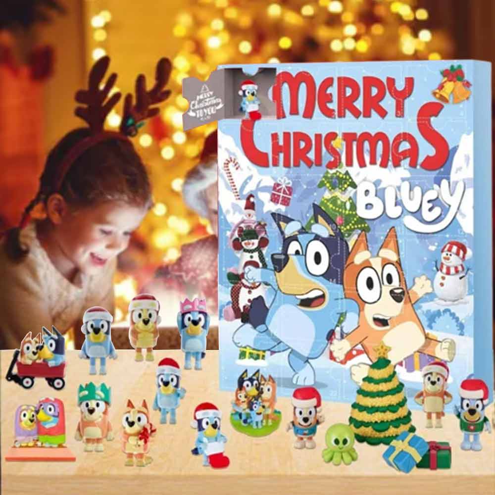 Christmas Bluey Advent Calendar Contains 24 Gifts Christmas Countdown