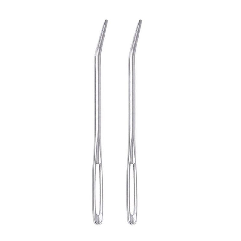 YOI Kim May Mắt Lớn Với Đầu Cong Sợi Darning Kim May Bộ Kim Cho Len May Tay Đan Móc
