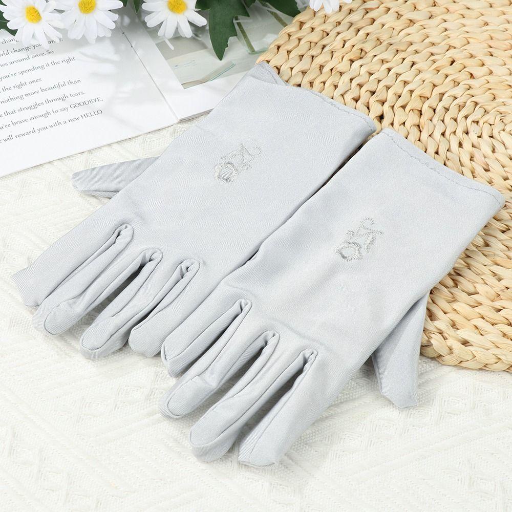 Găng tay chống nắng WANYEDI - Co giãn mỏng cho lái xe và đi xe đạp, thiết kế nữ tính