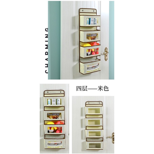 Túi Bảo Quản Phía Sau Cửa Treo Tường Loại Trang Trí Túi Mua Sắm Vải Treo Túi Ký Túc Xá Nhà Tuyệt Vời Treo Tường Buggy Túi Treo Tường 7ATW