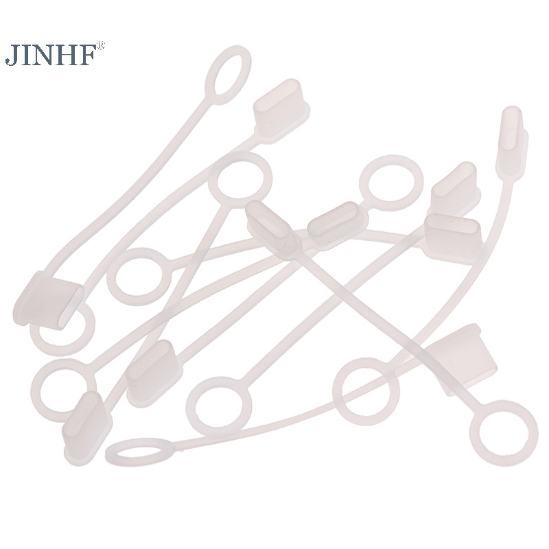 JINHF 10 Cái Bảo Vệ USB Type-c Vỏ Cáp Cắm Bụi Vỏ Sạc Có Dây HOT