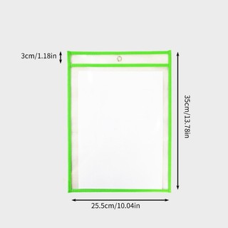 Dusur Có Thể Tái Sử Dụng Tay Nhựa Bảo Vệ Các Loại Màu Sắc Chống Thấm Nước Worksheet Pocket