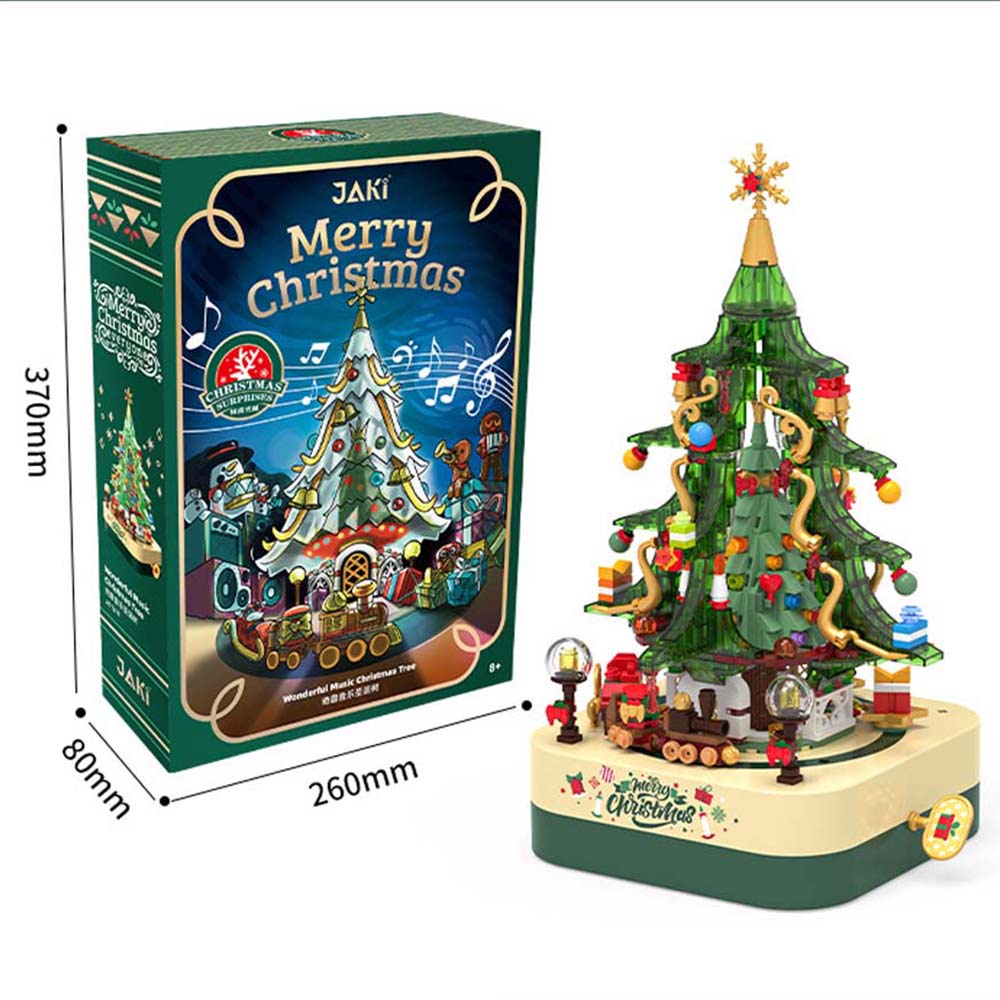 Christmas Tree Building Block Toy Set Music Box Set Children's Toys Diy