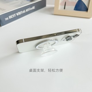 Ốp Điện Thoại Trong Suốt Có Giá Đỡ Từ Tính Cho iphone 15 14 13 12 pro max 14 plus