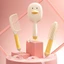 Lược Túi Khí FAVORITEGOODS, Lược Đệm Không Khí ABS Răng Tròn Tạo Kiểu Tóc, Có Gạt Làm Sạch, Massage Đa Năng Cho Nữ