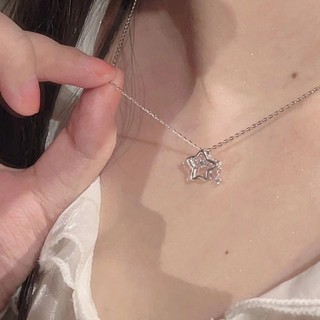 Thời Trang Dây Chuyền Mạ Bạc Đính Hoa Hồng Ngọt Ngào Sang Trọng Cho Nữ