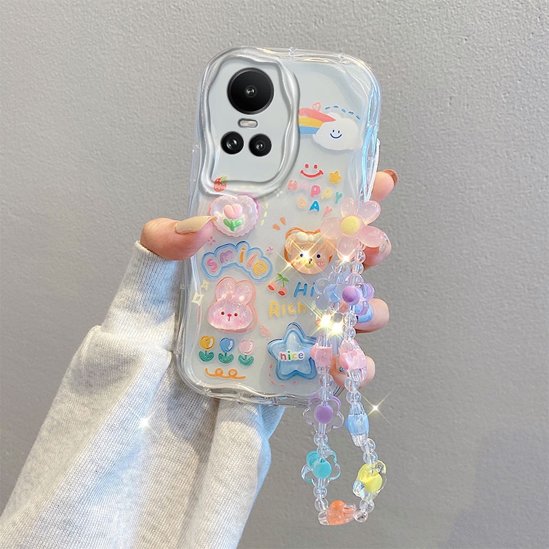 Ốp lưng Oppo Reno 10 Ốp lưng Oppo Reno10 Pro 5G Ốp Điện Thoại Trong Suốt Có Búp Bê Hoạt Hình Cho oppo reno 10 10 pro reno 10 5g tygz