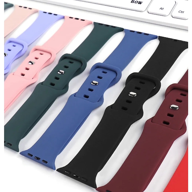 Dây Silicone Thay Thế Cho ĐồNg Hồ Apple 2 49mm Series 9 45mm 41mm 44mm 40mm 42mm 38mm iwatch 8 7 6 5 4 3 2 1