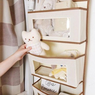 Túi đựng đồ treo JOYFULLIFE, Kệ đựng đồ lặt vặt bằng vải không dệt 1 / 2 / 3 lớp, Đồ lặt vặt trên cửa dễ thương Lưu trữ đồ lót Tất sắp xếp tại nhà