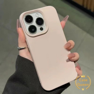Mặt sau họa tiết da màu trơn đơn giản Tương thích cho IPhone 16 11 15 13 12 14 Pro Max 14 15 16 Plus XR XS X Max Cảm giác da sang trọng Macaron Vỏ điện thoại mềm chống sốc