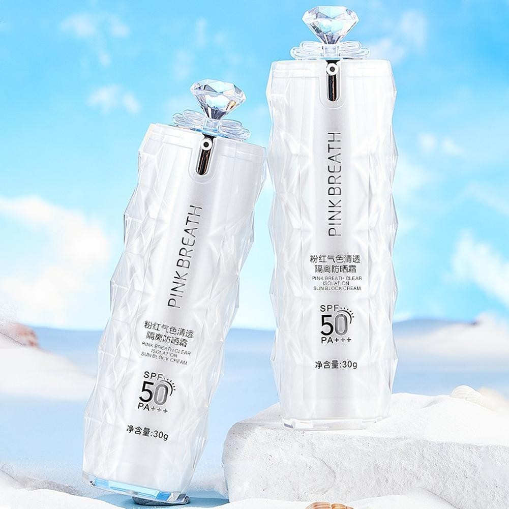 Kem chống nắng body cách ly trong suốt Spf50 Kem chống nắng body thời gian cao 30g Kem che khuyết điểm che khuyết điểm toàn thân C4g1