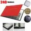 Giá đỡ bộ sưu tập tiền xu DWEL, 240 túi lưu trữ bộ sưu tập tiền xu PVC, Quà tặng album xu chất lượng cao 10 trang Album sưu tập tiền xu dành cho người sưu tập