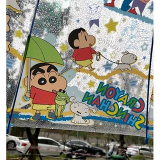 Ô che nắng Dù Gấp Shin-Chan Tự Động Chống Mưa Nắng In Hình Cậu Bé Bút Chì Làm dày hoàn toàn tự động