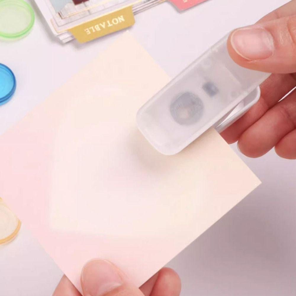 Wanyedi Máy đục lỗ nấm, Scrapbooking Máy đục lỗ lỗ một lỗ, Sáng tạo Handmade DIY Loose-leaf Hole Puncher Văn phòng phẩm