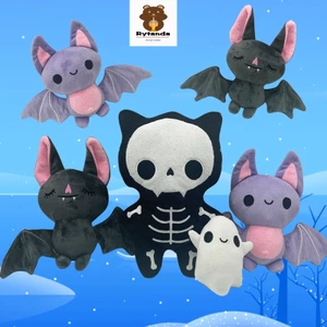 Rytanda Thú Nhồi Bông Hình Con Dơi Trong Bộ Xương halloween Dễ Thương