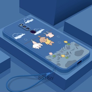 ốp lưng oppo f11 pro f11 Ốp Điện Thoại tpu silicone Mềm Chống Rơi Vỡ In Hình Dễ Thương Kèm Dây Đeo Cho oppo f11 pro f11