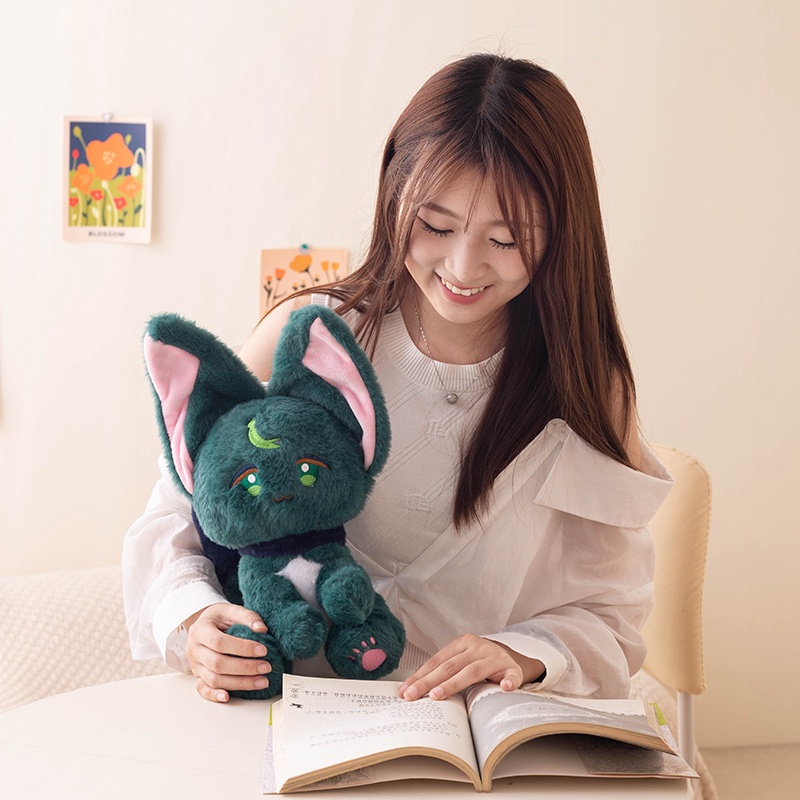 Trò Chơi Mới Genshin Tác Động Tighnari Sang Trọng Đồ Chơi Anime Hình Búp Bê Cotton Dễ Thương Mềm Nhồi Bông Mèo Gối Trang Trí Phòng Trẻ Em Bé Gái Quà Tặng