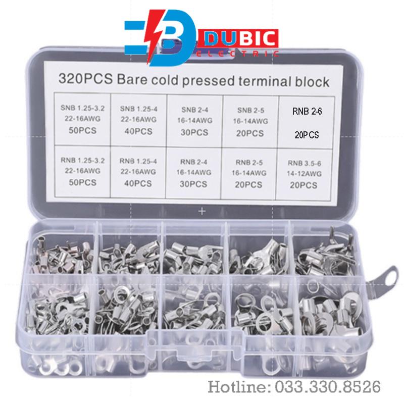 Đầu cos điện tròn RNB và cos xẻ SNB - hộp 320 chiếc | Shopee Việt Nam