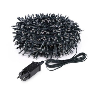 FANIELLAPOWELL 1 Cái Đèn Trang Trí Giáng Sinh, Vòng Hoa Cổ Tích 13M 100LED Đèn Dây LED, 24V Trắng Ấm Nhiều Màu IP65 Đèn Trang Trí Tiệc Chống Thấm Nước