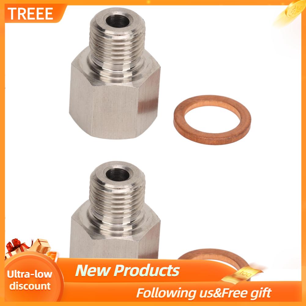 Treee Oil Pressure Gauge Fitting 1/8in NPT Female To M10 X 1.0 Male