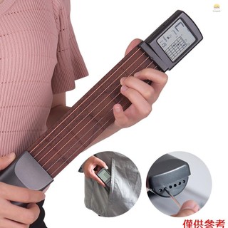 Hgv Đàn guitar Bỏ Túi 6 Dây Với Màn Hình Xoay Luyện Tập Cho Người Mới Bắt Đầu