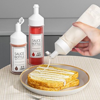 Máy phân phối nước sốt Salad LUMELAMP, tiện ích nhà bếp có nắp chai ép gia vị, di động có cân Chai xịt dầu trong suốt mù tạt