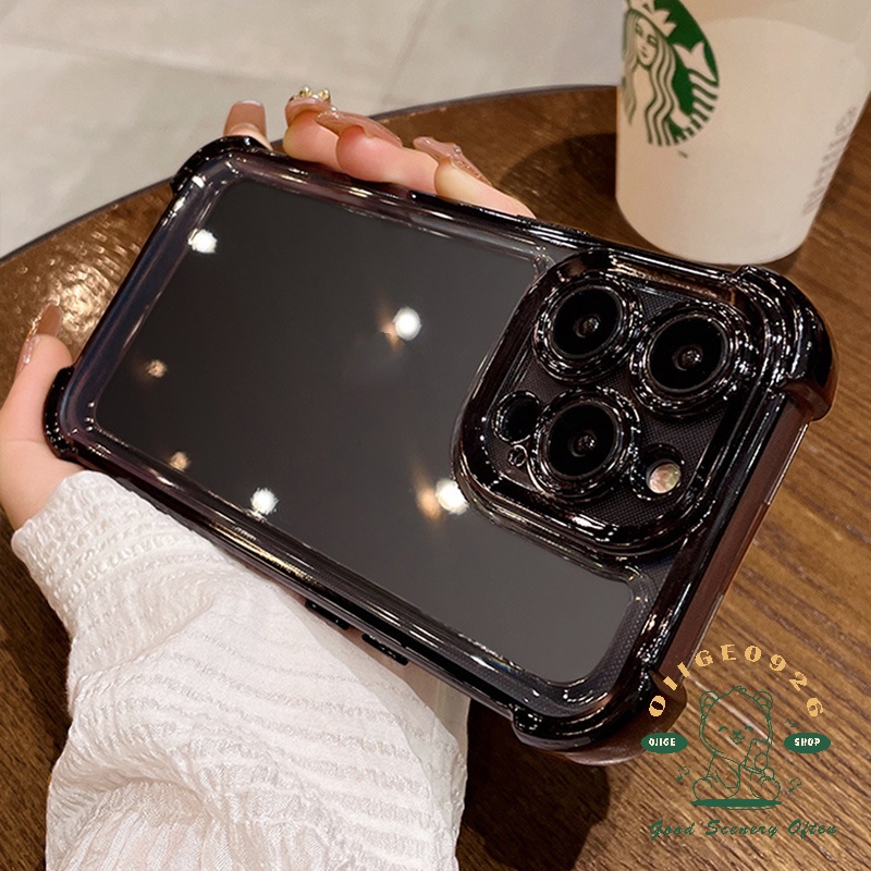 Ốp Điện Thoại tpu Mềm Có Túi Khí Chống Rơi Chống Sốc Cho iphone15 14 13 12 11 pro max 15