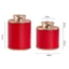 LAKAM 1 Cái Thiếc Trà Nhỏ, Hộ Gia Đình Trống Tan Hộp Bảo Quản, Du Lịch Di Động Chắc Chắn Hộp Đóng Gói Lọ Kín Trà Đen Xanh
