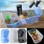ZENZON Turtle Vivarium Box, Basking Ramp Water Land Dual Use Turtle Aquarium, Goldfish Feeding Box Nhựa Loại Mở Bể Bò Sát Mini Home