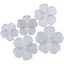 TUYỆT VỜI 5 Chiếc Khung Hoa Kim Loại Cắt Chết, Thép Carbon, Kim Loại Sliver Dập Nổi stencils, Hoa Tinh Tế 12.5 * 10.3cm Cắt stencils DIY Craft Album