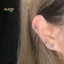 PLPJ 6 Cái / bộ Bộ Bông Tai Pha Lê Đơn Giản Dành Cho Nữ Bông Tai Zircon Cô Gái Tiệc Cưới Đính Hôn Phụ Kiện Trang Sức MỚI