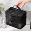 Túi sắp xếp trang điểm, Túi đựng mỹ phẩm du lịch lưới trong suốt 1 / 2 / 3 lớp, Trang điểm lưu trữ dung lượng lớn thời trang dành cho nữ
