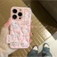 Ốp lưng IPhone Kitty màu hồng dễ thương Hàn Quốc Vỏ áo khoác mùa đông IPhone 14 Pro Max Vỏ túi khí cao cấp IPhone 11 Vỏ bảo vệ máy ảnh dày cho IPhone 16 15 14 13 12 11 Pro Max