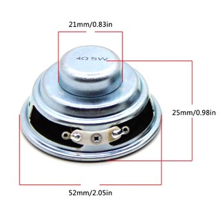 ZUOO Âm Thanh Trong Suốt 52 Mm Loa Từ Tính Bên Trong 52mm 4Ohm 5W Loa Di Động Toàn Diện Đa Phương Tiện Loa Kim Loại Spea