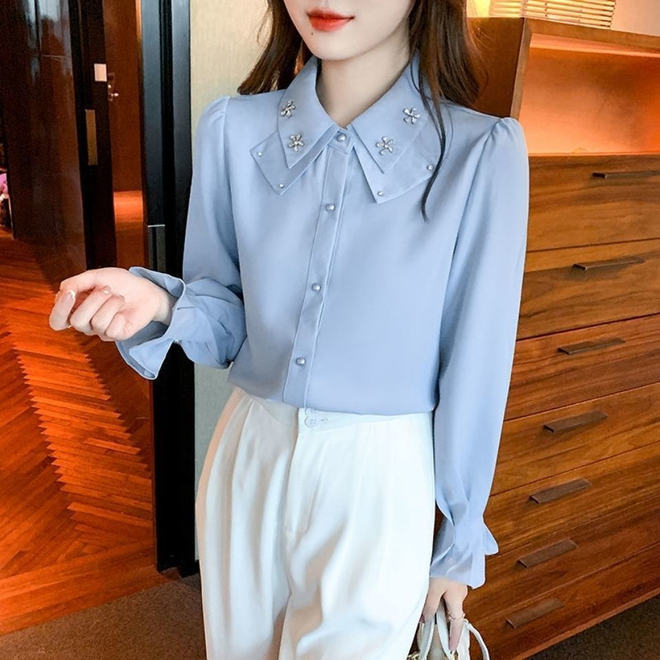 Áo Sơ Mi Chiffon Dáng Ôm Thời Trang Mùa Xuân 2022 Cao Cấp Cho Nữ