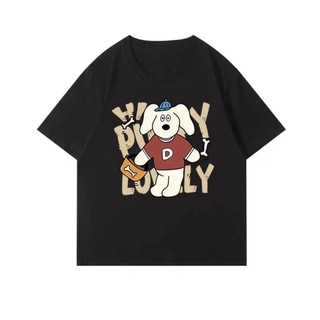HIIXIIVI Áo Thun Tay Ngắn Dáng Rộng 100% cotton In Họa Tiết Hoạt Hình Dành Cho Nam Nữ size 5xl