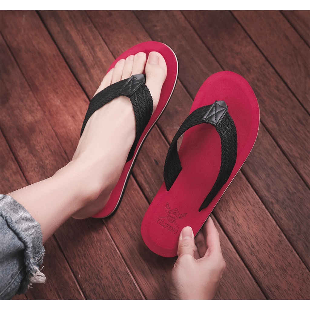 Thời Trang Dép Xỏ Ngón Chống Trượt Đi Trong Nhà Cho Nam
