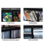 Hộp đựng bộ sưu tập SNUGHOUSE, Túi lưu trữ trong suốt di động, có tay cầm có dây kéo DVD có thể xếp chồng lên nhau chống bụi lớn