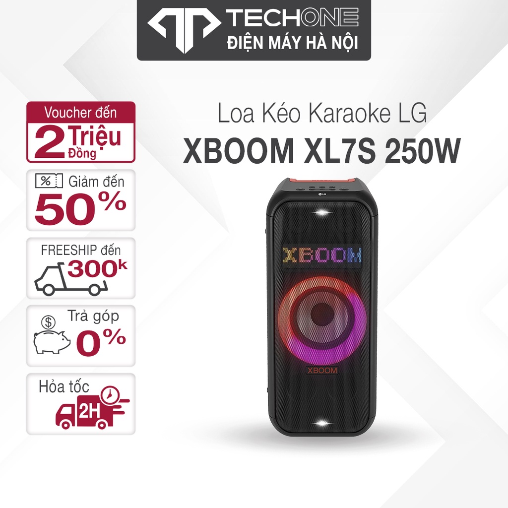 Loa kéo karaoke LG Xboom XL7S 250W mẫu 2023 hàng chính hãng bảo ...