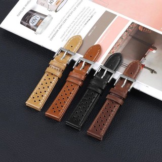 Dây Đồng Hồ Đeo Tay Chất Liệu Da Bò Kích Thước 18mm 20mm 22mm Phong Cách Cổ Điển Thời Trang Cho Nam Và Nữ
