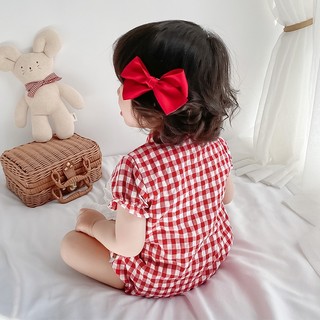 Bộ Áo Liền Quần Tay Ngắn Kiểu Sườn Xám Trung Hoa Cổ Điển Thời Trang Cho Bé Gái Sơ Sinh