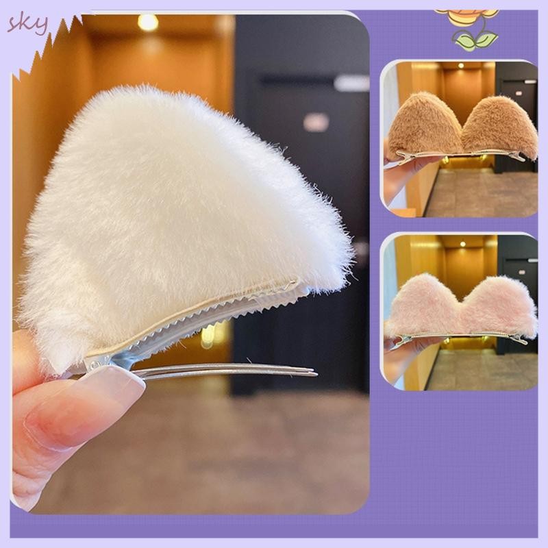 Bầu Trời Sang Trọng Động Vật Cho Tai Mèo Kẹp Tóc Cho Nữ Mèo Con Tai Barrette Tạo Kiểu Tóc T