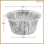 150 Chiếc Cốc Bánh Cupcake Giấy Nhôm Ramekin Muffin Nướng Bánh, Lớp Lót Muffin Dùng Một Lần, Cốc giữ Ramekin, Chảo nướng bánh Cupcake Nhôm, Cốc nướng bánh Pudding