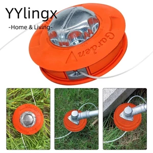 Yylingx 1 Đầu Tông Đơ Cỏ, Với 2 Cáp Đầu Cắt Bàn Chải Nylon, Cho Máy Cắt Cỏ Đa Năng Hợp Kim Nhôm Đầu Dây Cắt Cỏ