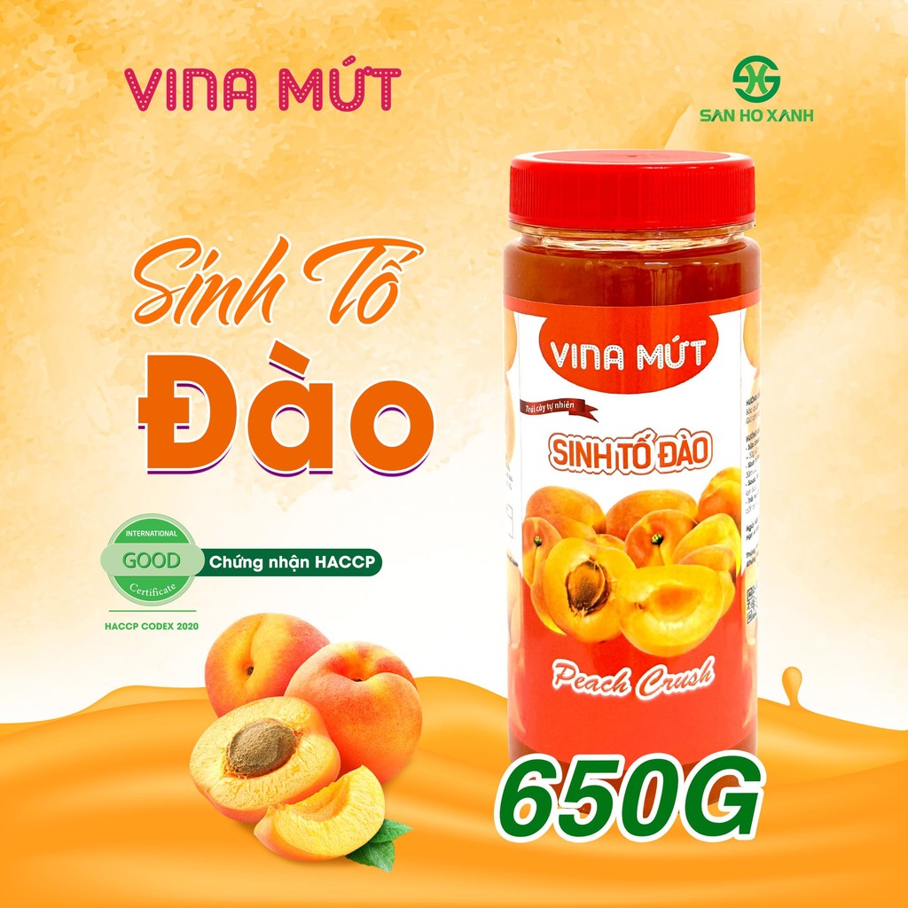 Sinh tố trái cây vina hũ 650g