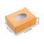 BEABOUT 10 / 20 Cái Hộp, Giấy Kraft Hộp Bảo Quản Trang Sức Mini, Có Cửa Sổ Vuông Hộp Ủng Hộ Đám Cưới Cho Xà Phòng Tự Chế