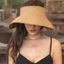 Mũ che nắng mùa hè EBINLANDS, Mũ rỗng thoáng khí, Mũ che nắng rộng vành lớn chống tia cực tím thời trang có thể gập lại để đi bộ đường dài ngoài trời